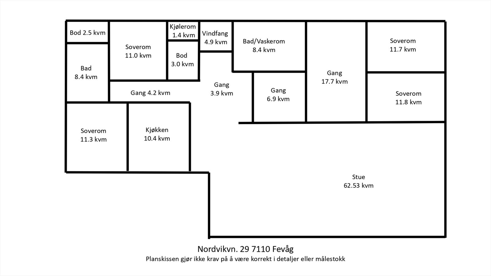 Planskisse. Galleribilde
