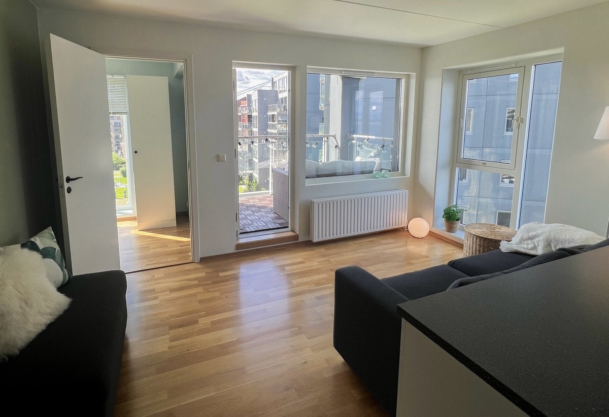 Åpen stue- og kjøkkenløsning Galleribilde