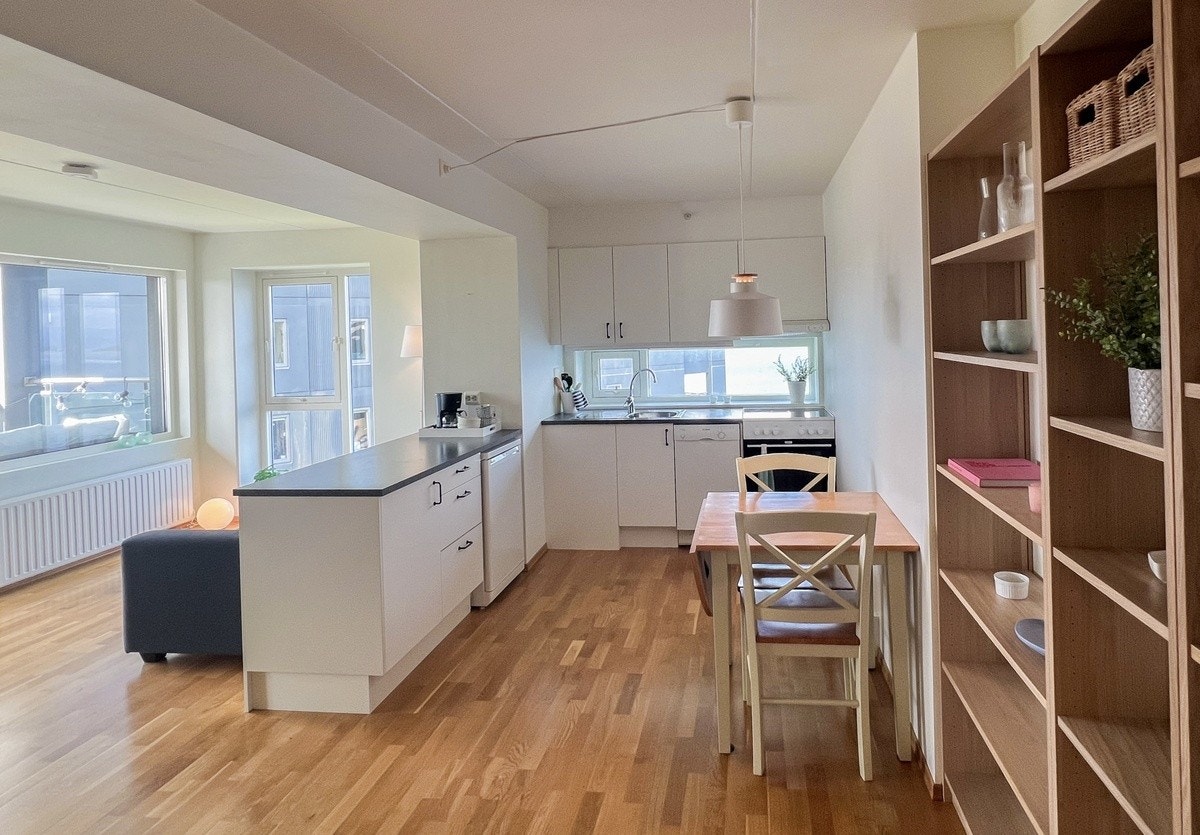 Åpen stue- og kjøkkenløsning Galleribilde