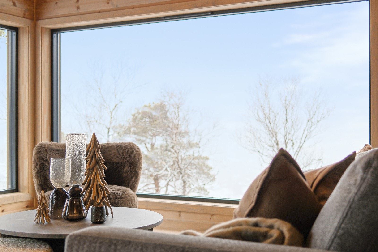 I ett med naturen. Her kan du nyte solnedganger, snøstormer og fantastisk utsikt. Galleribilde