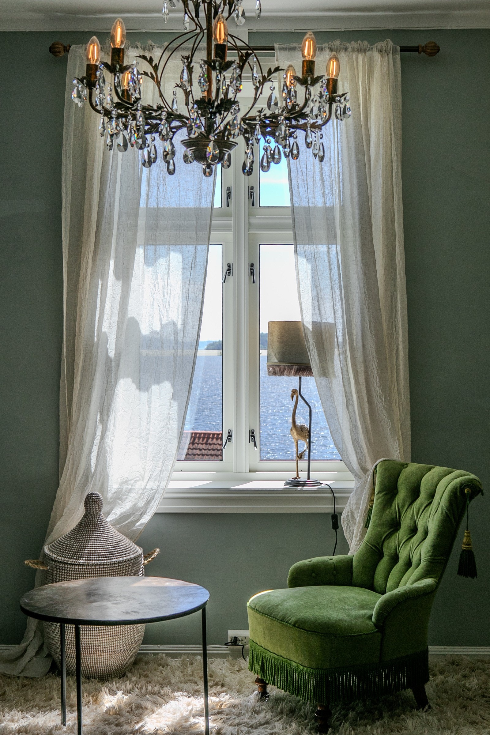 Vakre detaljer i suiten i 2.etasje. Galleribilde