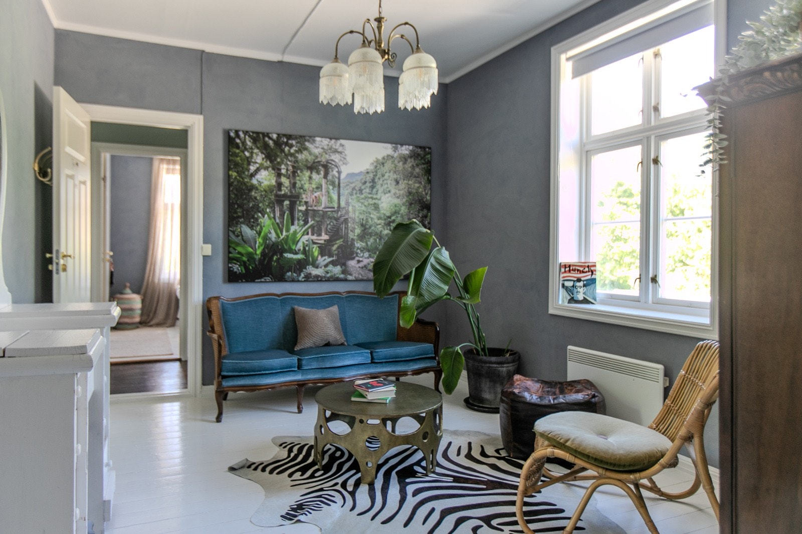 Stue i minisuiten i vestfløyen 2.etasje Galleribilde