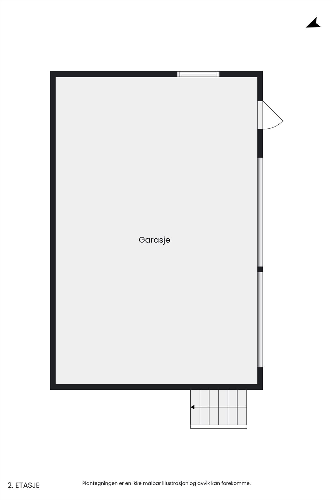 Plantegning garasje Galleribilde