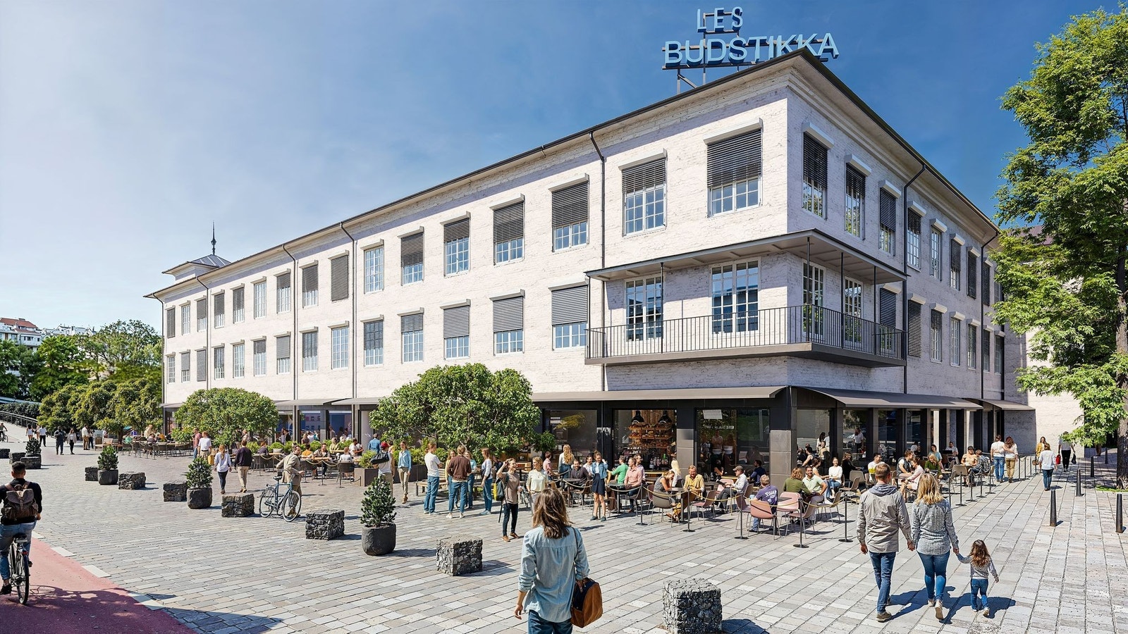 Velkommen til Rådhuskvartalet - et sentralt knutepunkt og møteplass i Sandvika
(Illustrasjon) Galleribilde