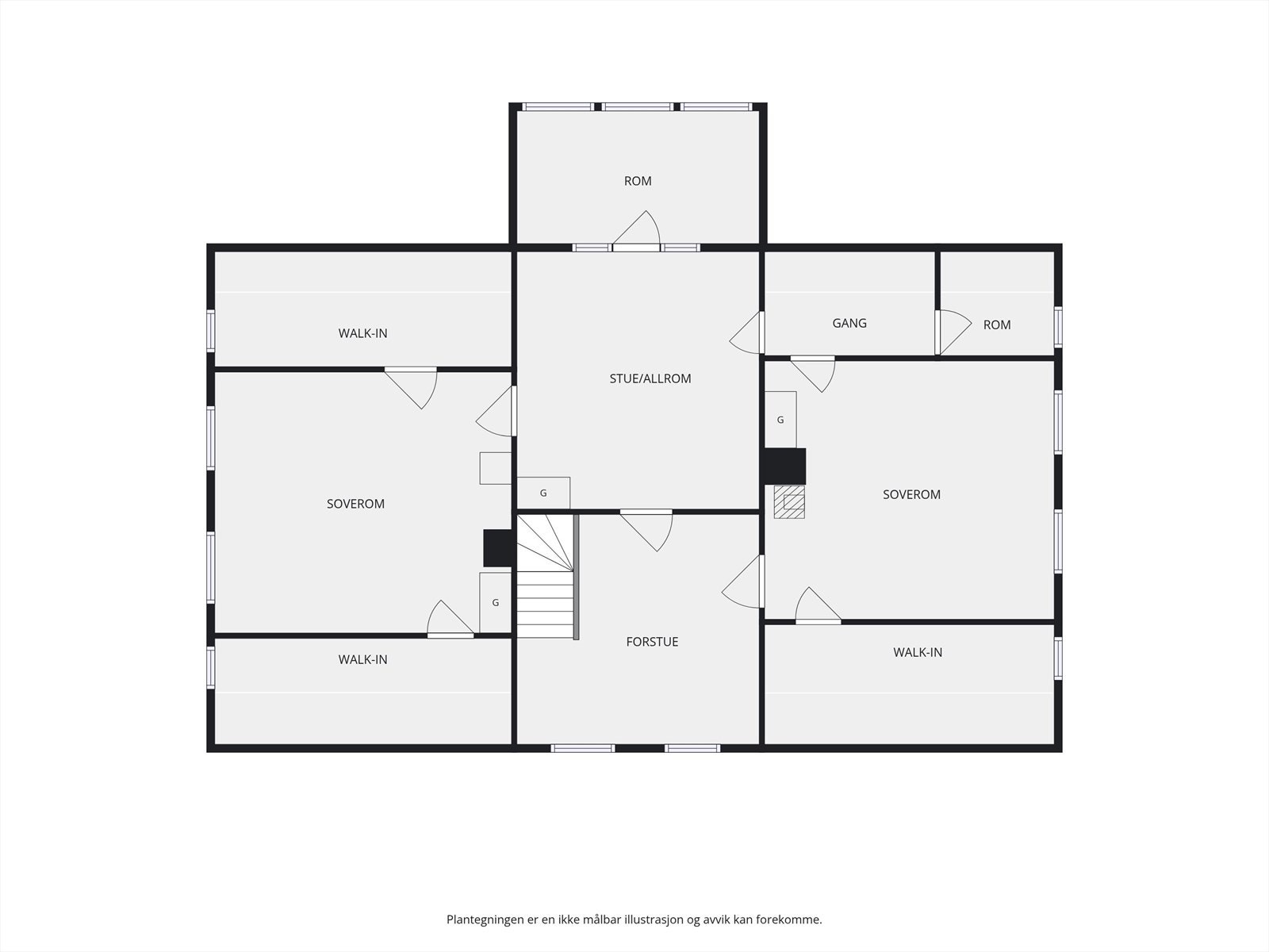 Plantegning 2.etasje. Galleribilde