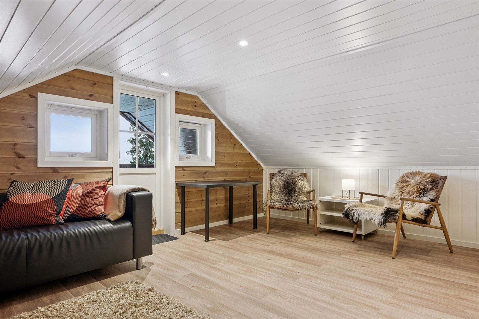 Utgang overbygd balkong. Galleribilde