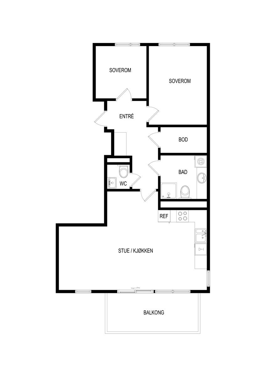 Planskisse. Galleribilde