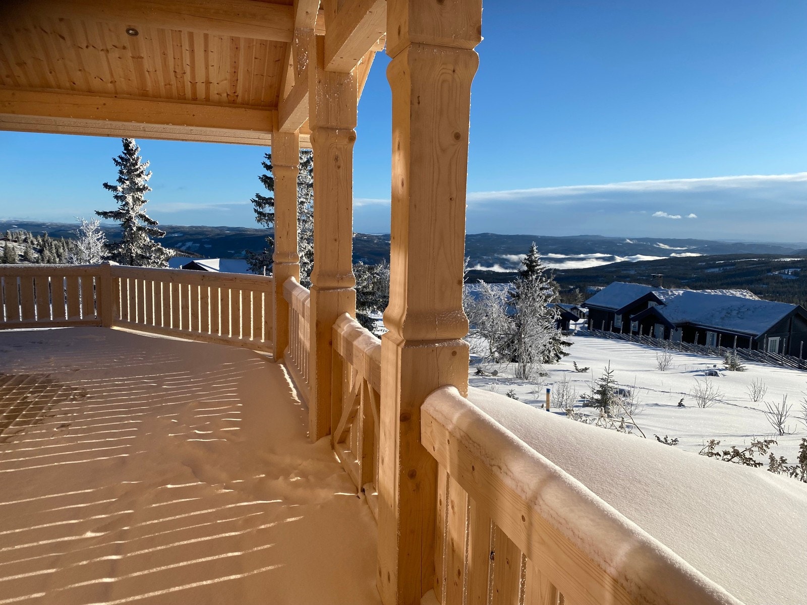 BIlde tatt av utbygger, Oppland Bygg og Anlegg AS i 2022 Galleribilde