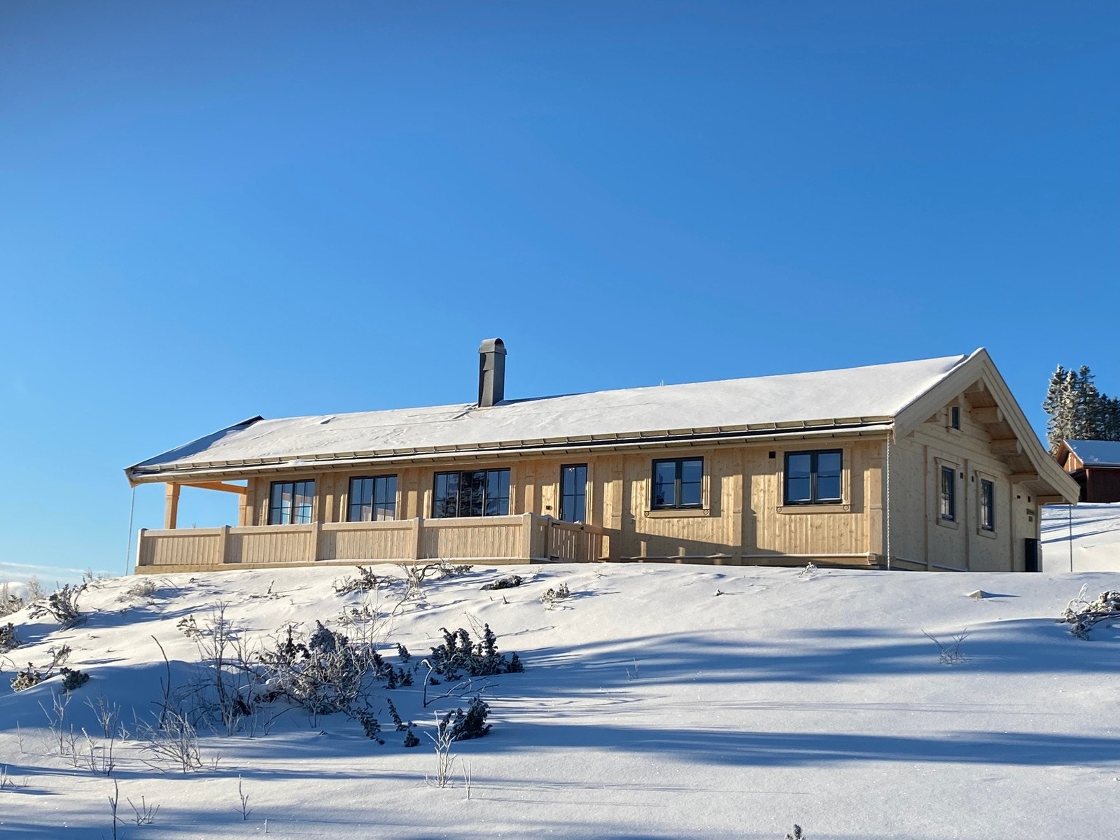 BIlde tatt av utbygger, Oppland Bygg og Anlegg AS i 2022 Galleribilde