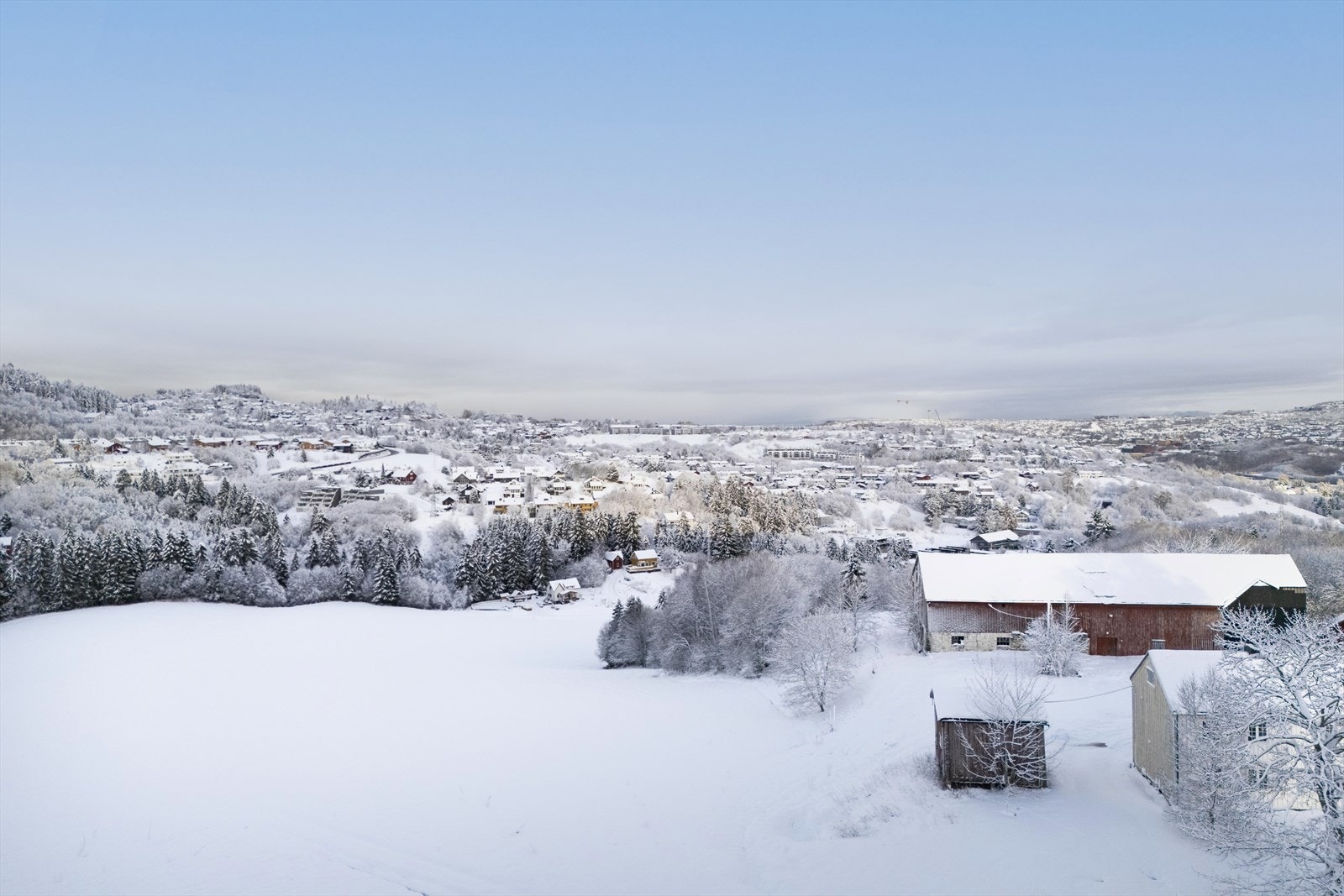 Fra leiligheten får du flott utsikt over Trondheim by! Galleribilde