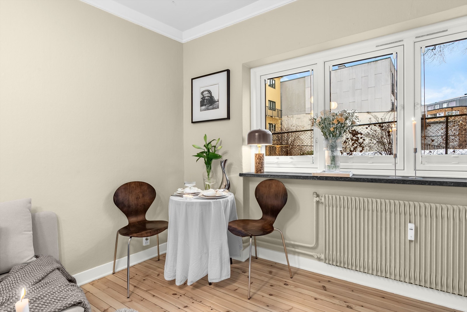 Plass til en mindre spisegruppe. Galleribilde