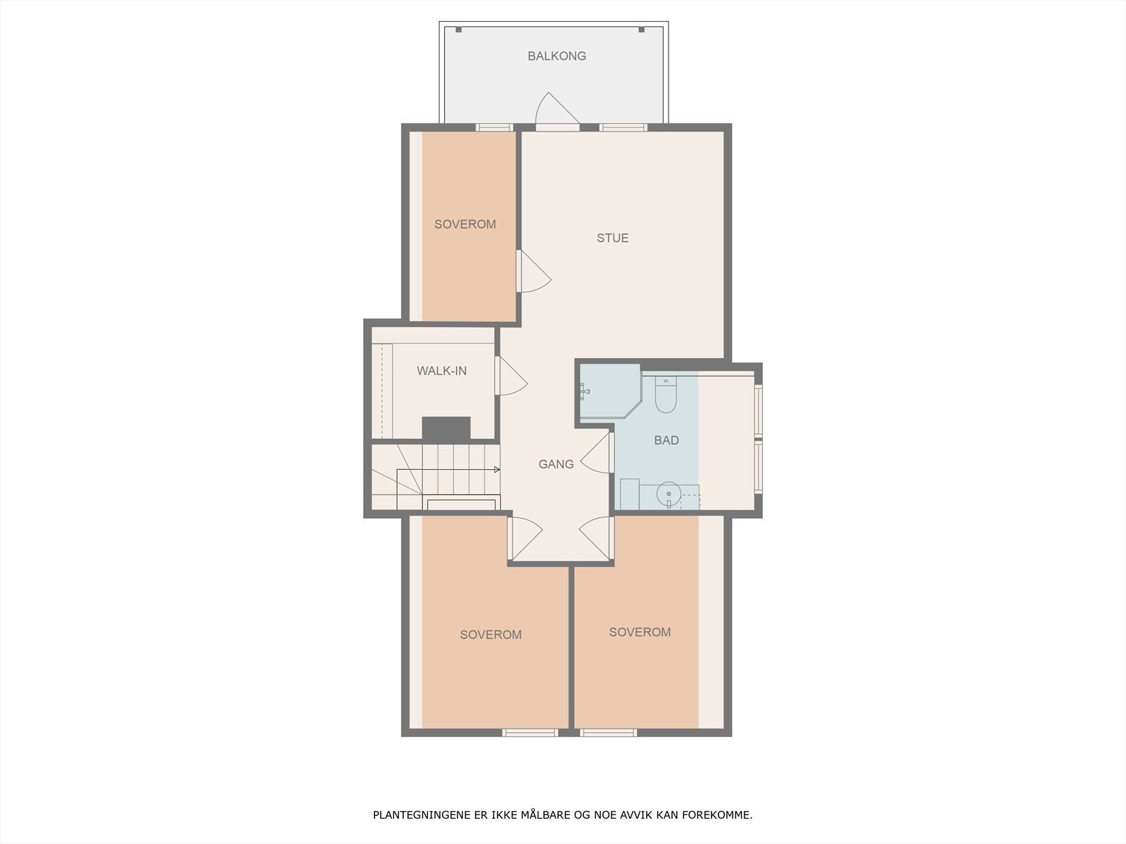 Plantegning 2. etasje Galleribilde
