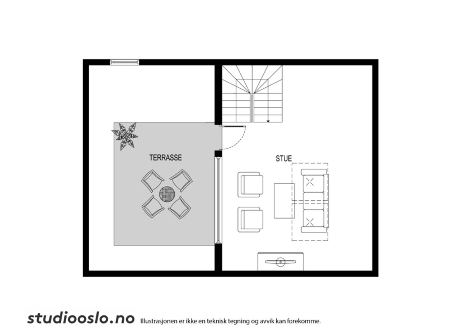 Loftsetasje Galleribilde
