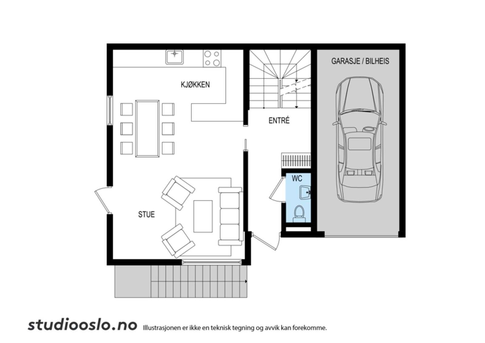 1. etasje Galleribilde