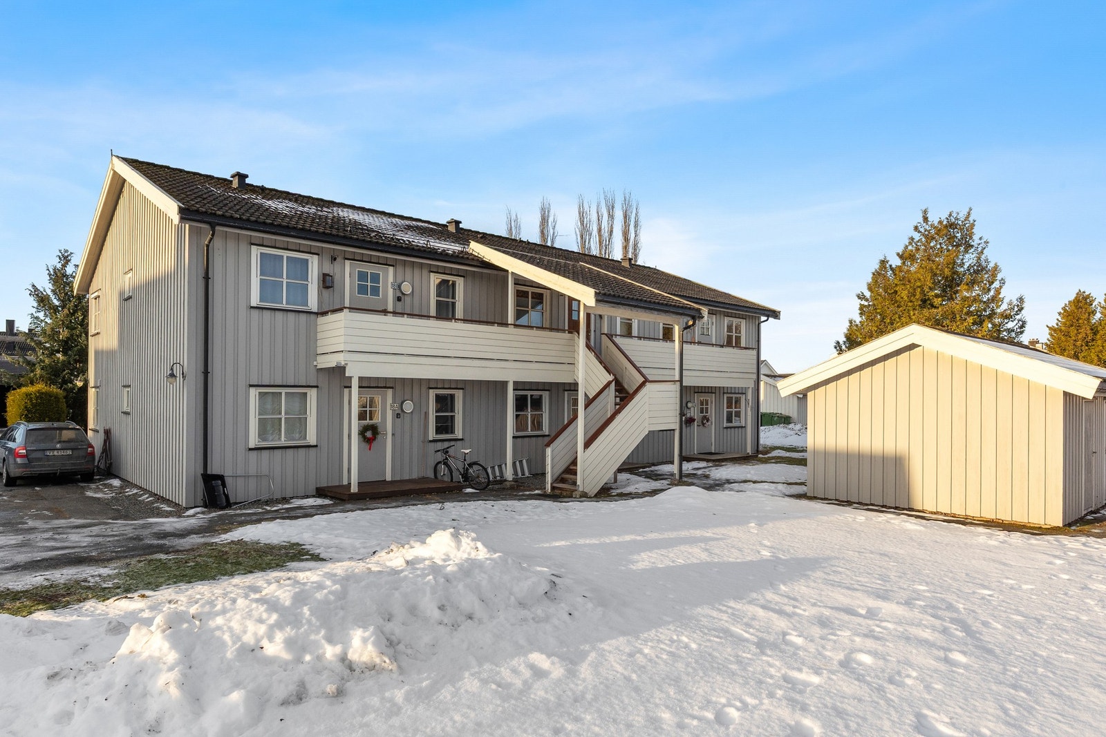 Uteområde og fellesareal. Galleribilde