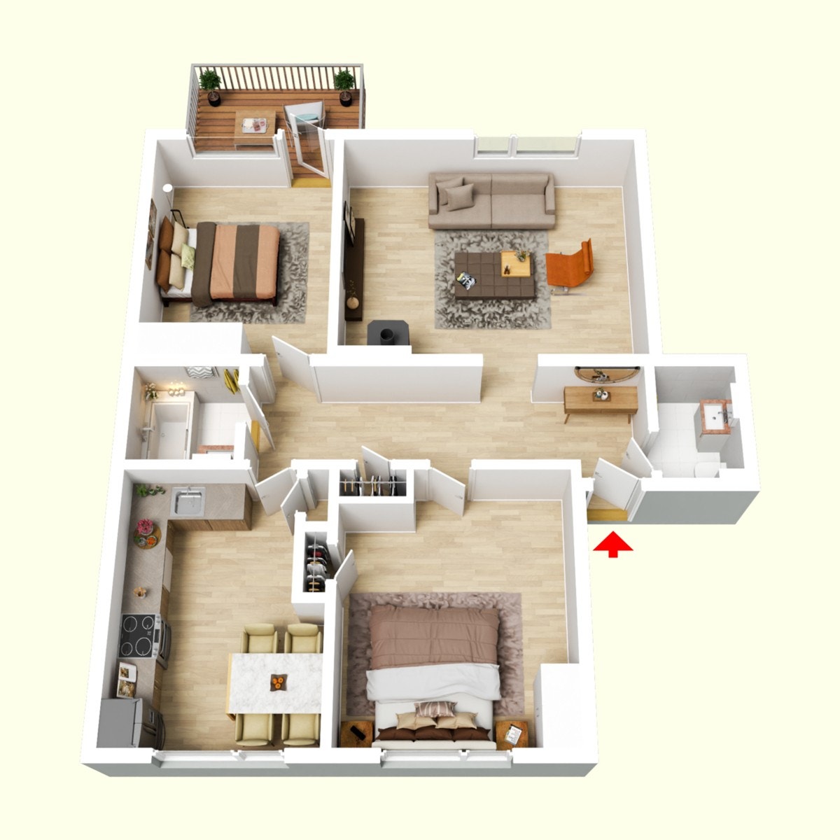 Velkommen til visning - husk visningspåmelding. Galleribilde