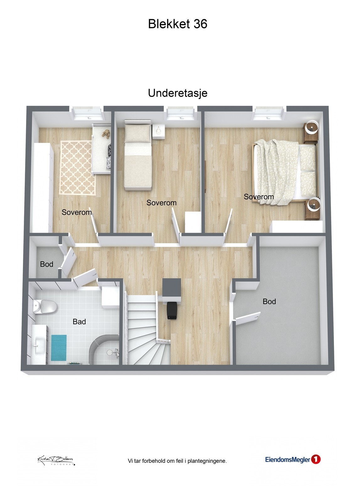 Plantegning u. etasjen. Galleribilde