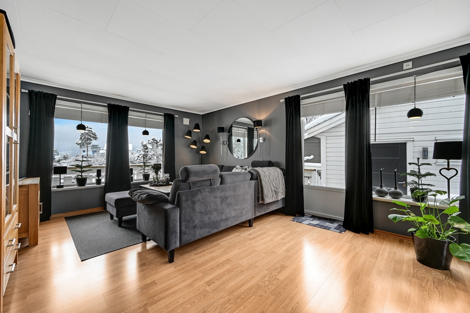 Pen og oppusset stue. Galleribilde