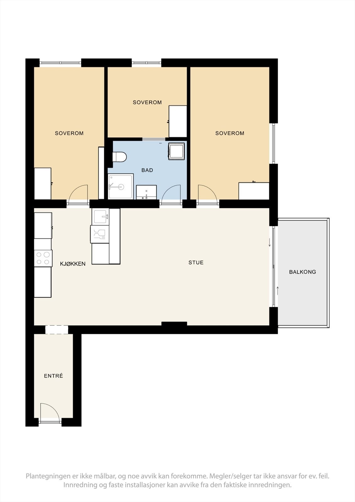 Plantegning Galleribilde