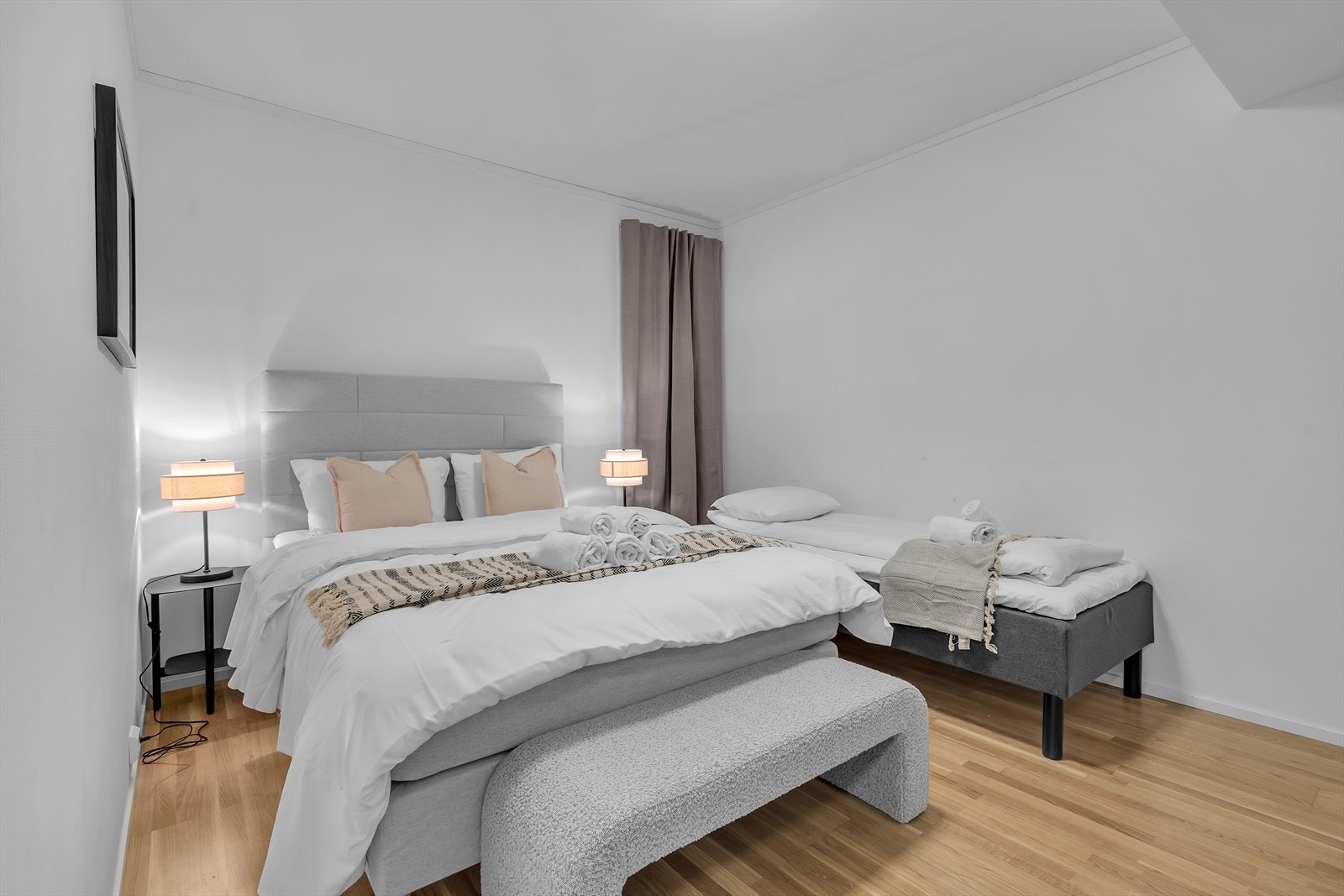 Leiligheten har 3 soverom. Galleribilde