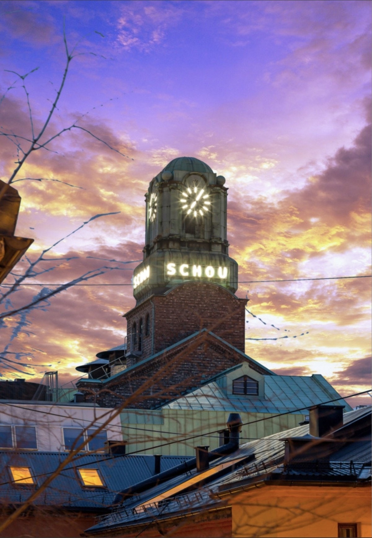 Utsikt fra balkong Galleribilde