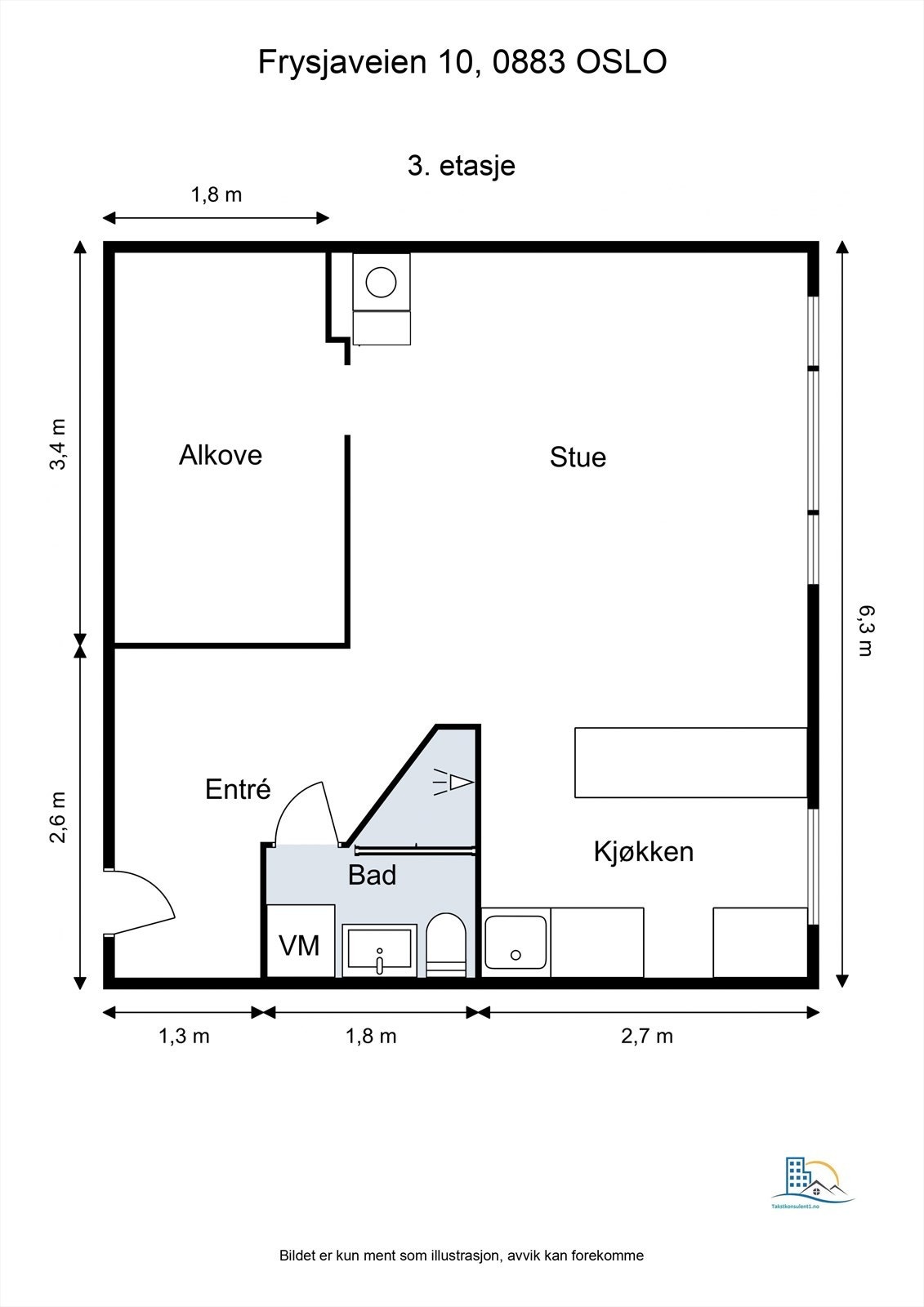 Plantegning til orientering. Galleribilde