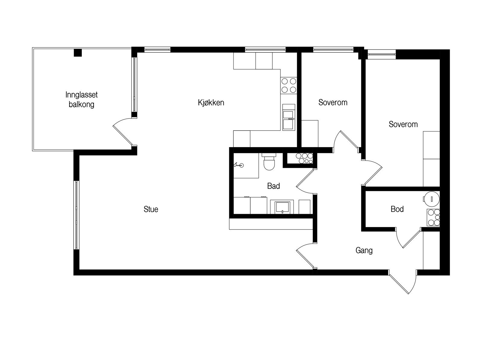 Plantegning Galleribilde
