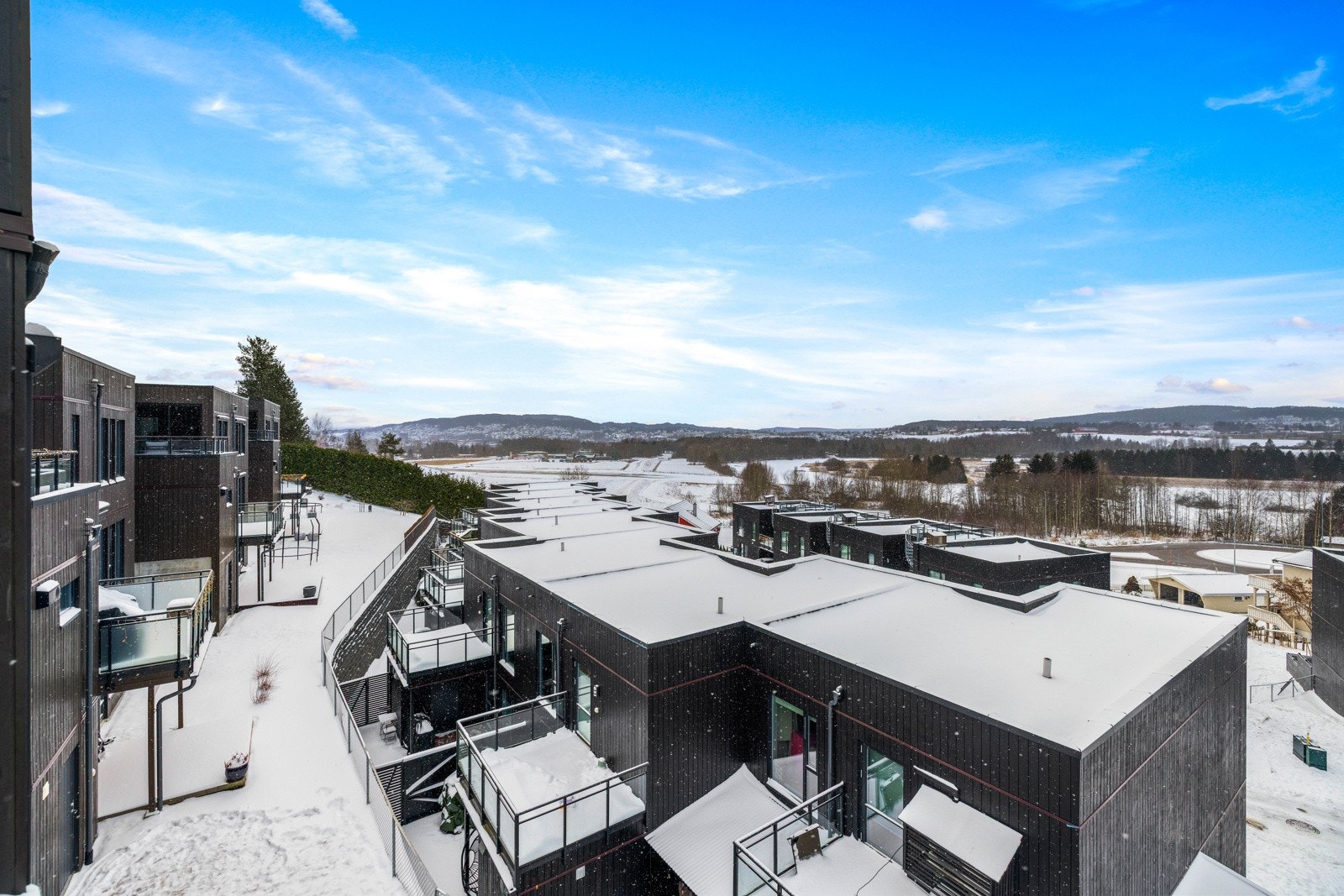 Utsikt fra øverste etasje. Galleribilde