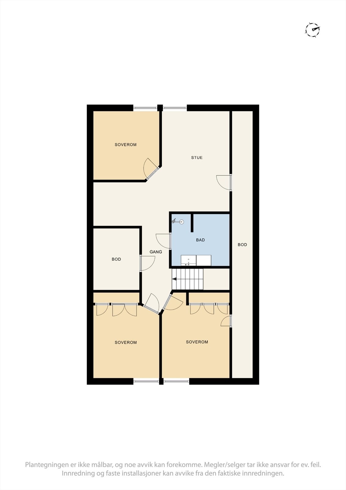 Plantegning 2. etg. Galleribilde