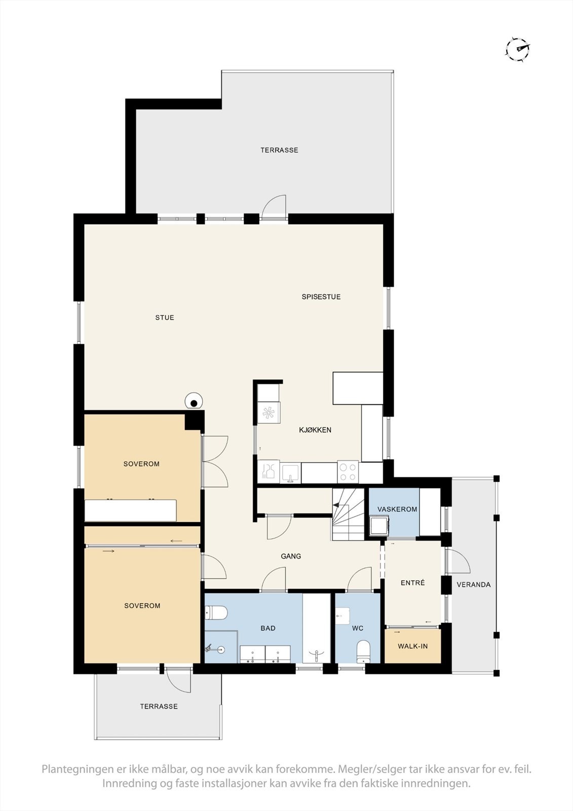 Plantegning 1. etasje - Ditt nye hjem, rom for rom: Galleribilde