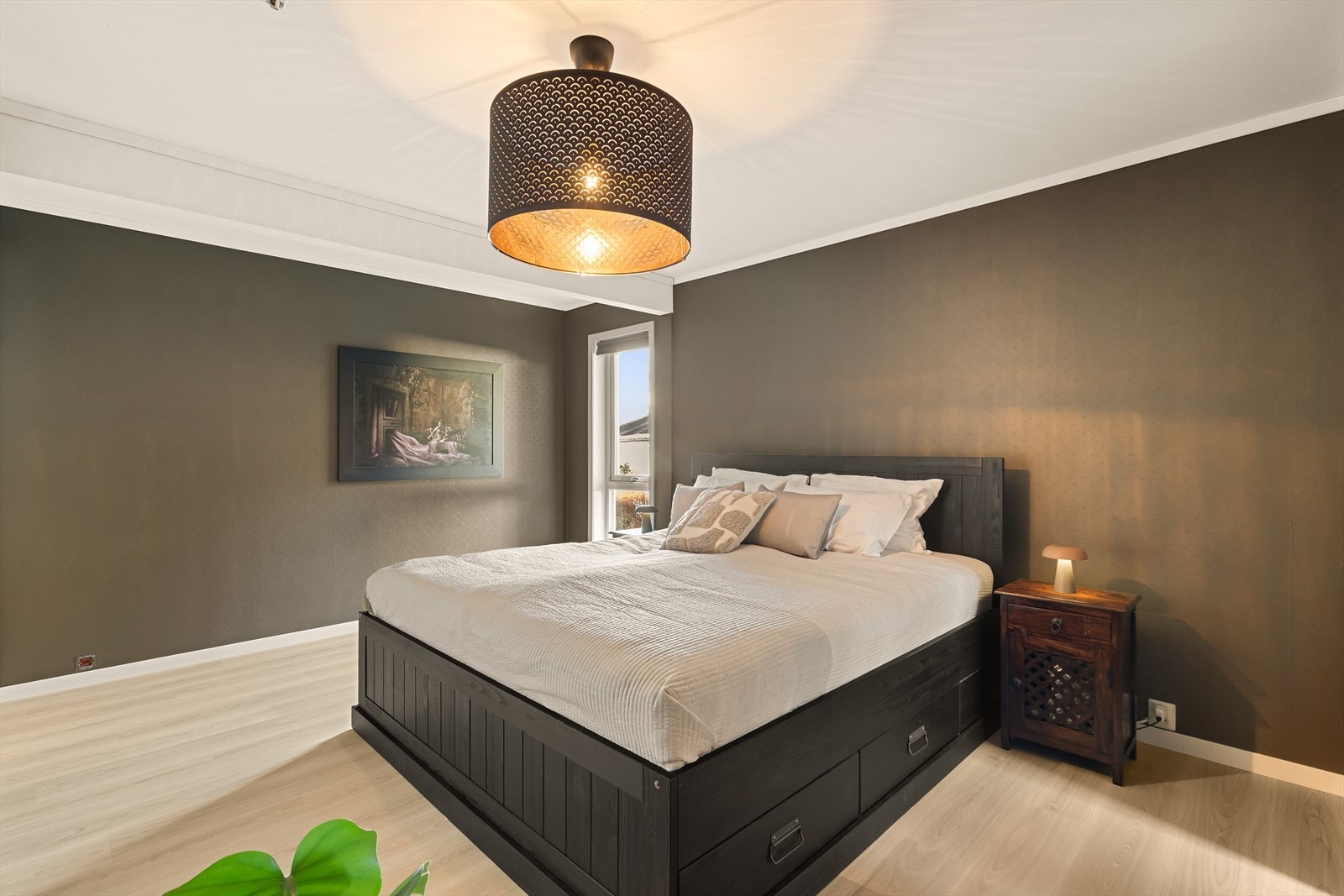 Hovedsoverommet måler 14,8kvm Galleribilde