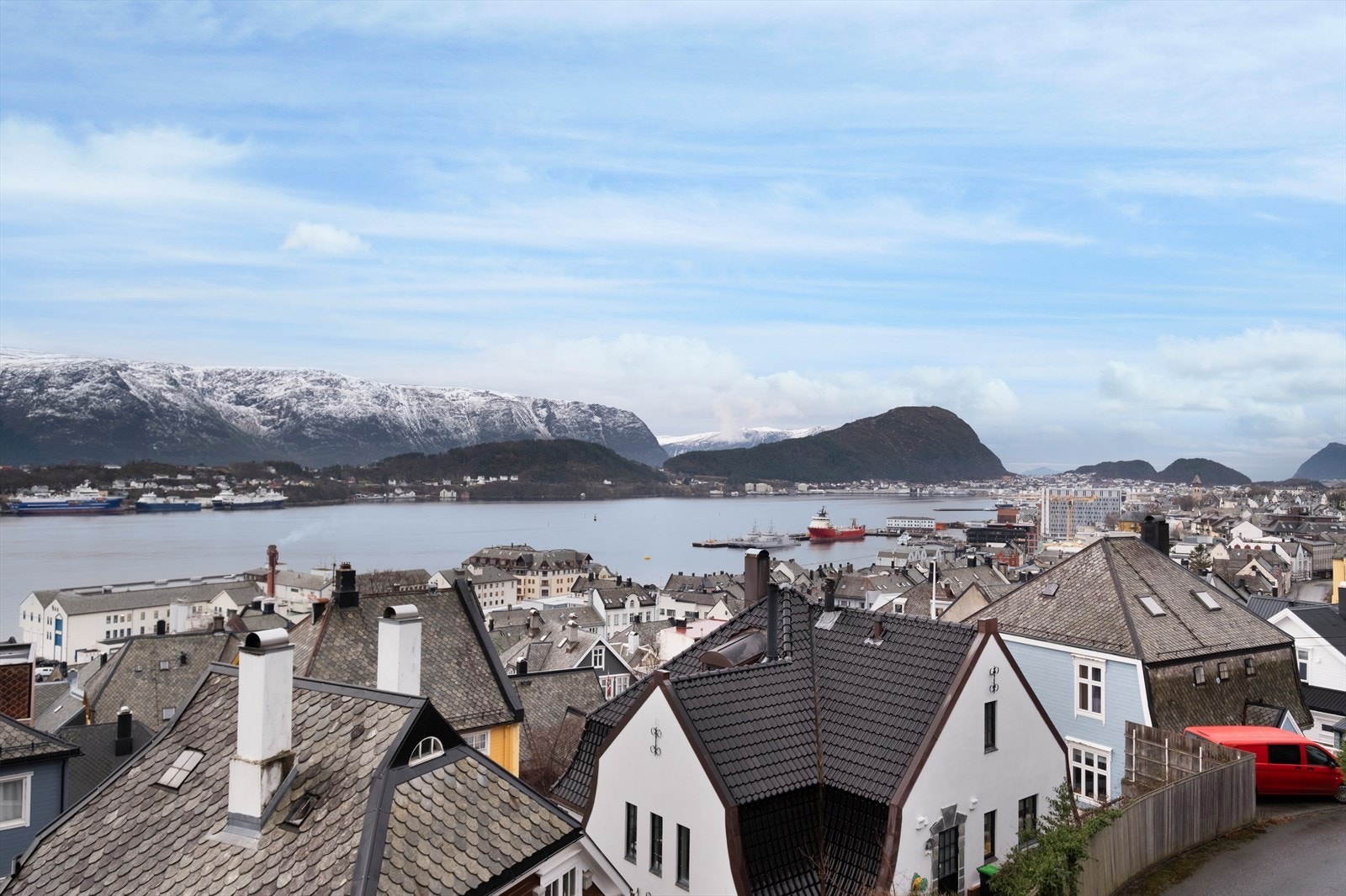 Vanvittig utsikt fra balkongen i 2. etasje Galleribilde