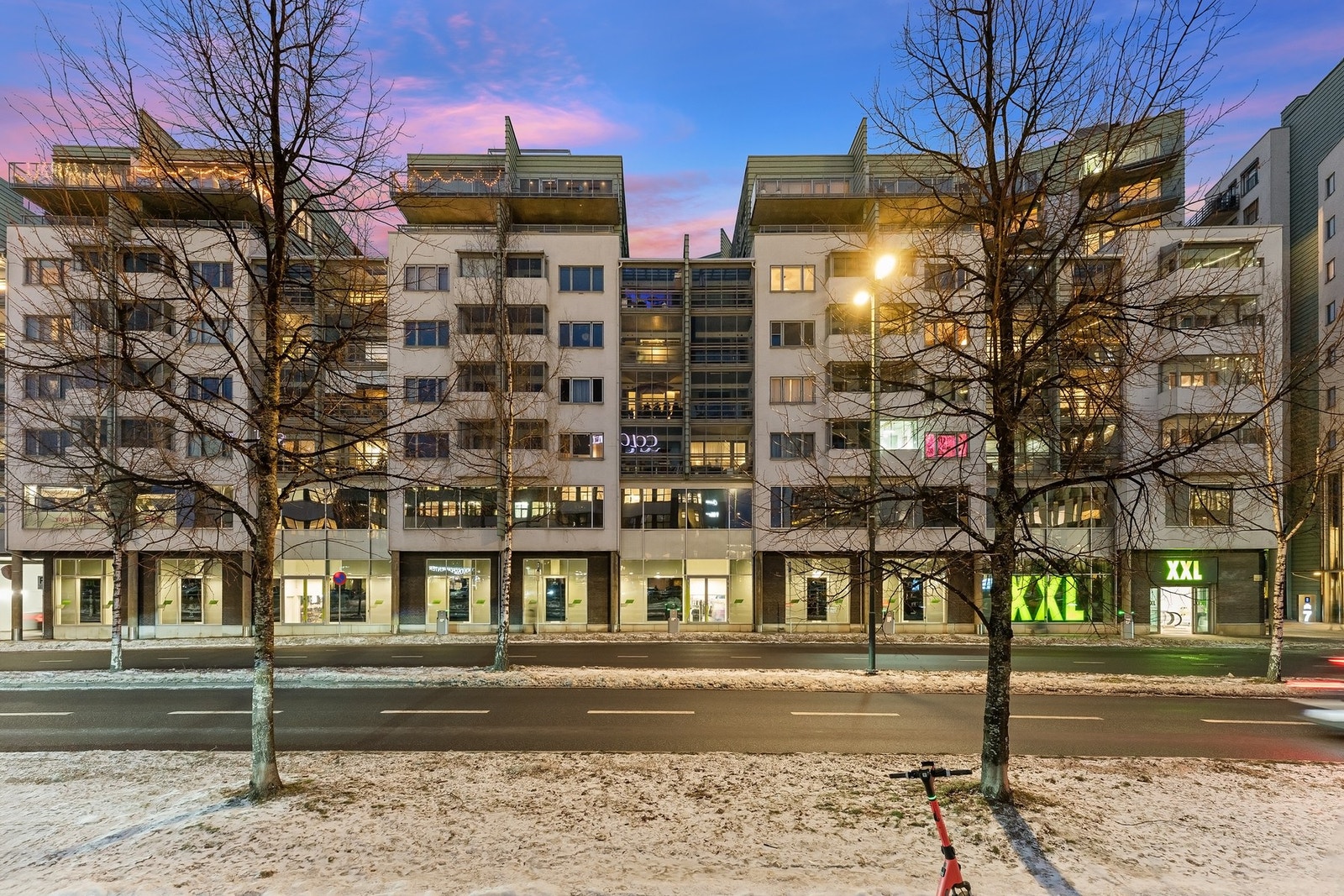 Nye Major 1 sameie består av 119 boliger, som også omfatter én næringsseksjon - Det går heis fra bakkeplan til leilighetsplan. Galleribilde