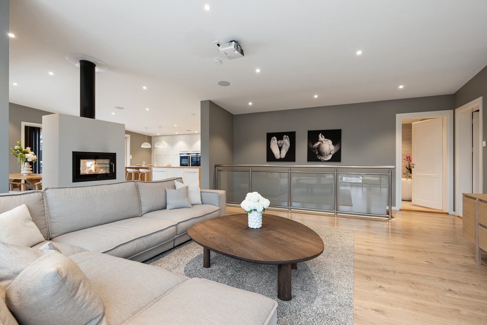 LED downlights i de fleste rom Galleribilde