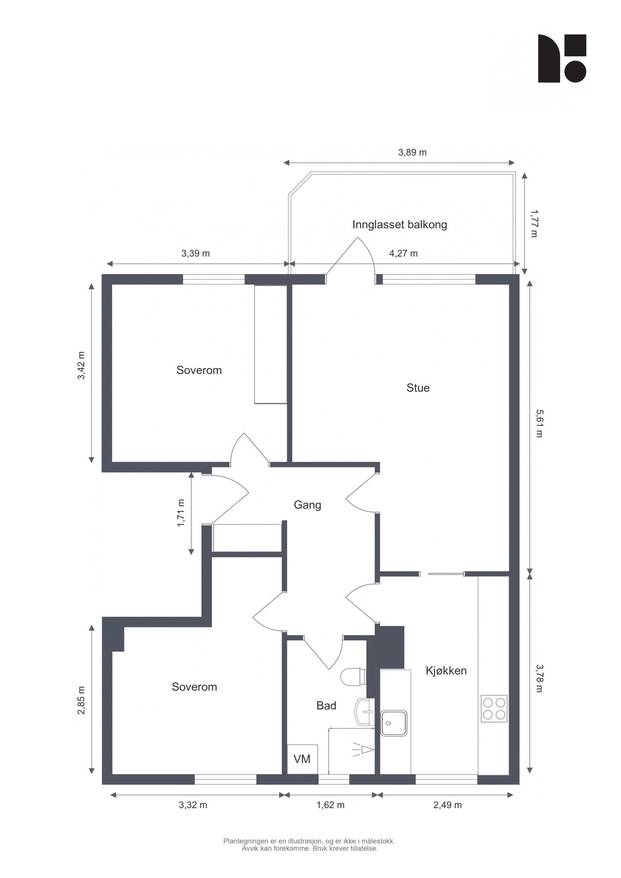 Plantegning. Galleribilde