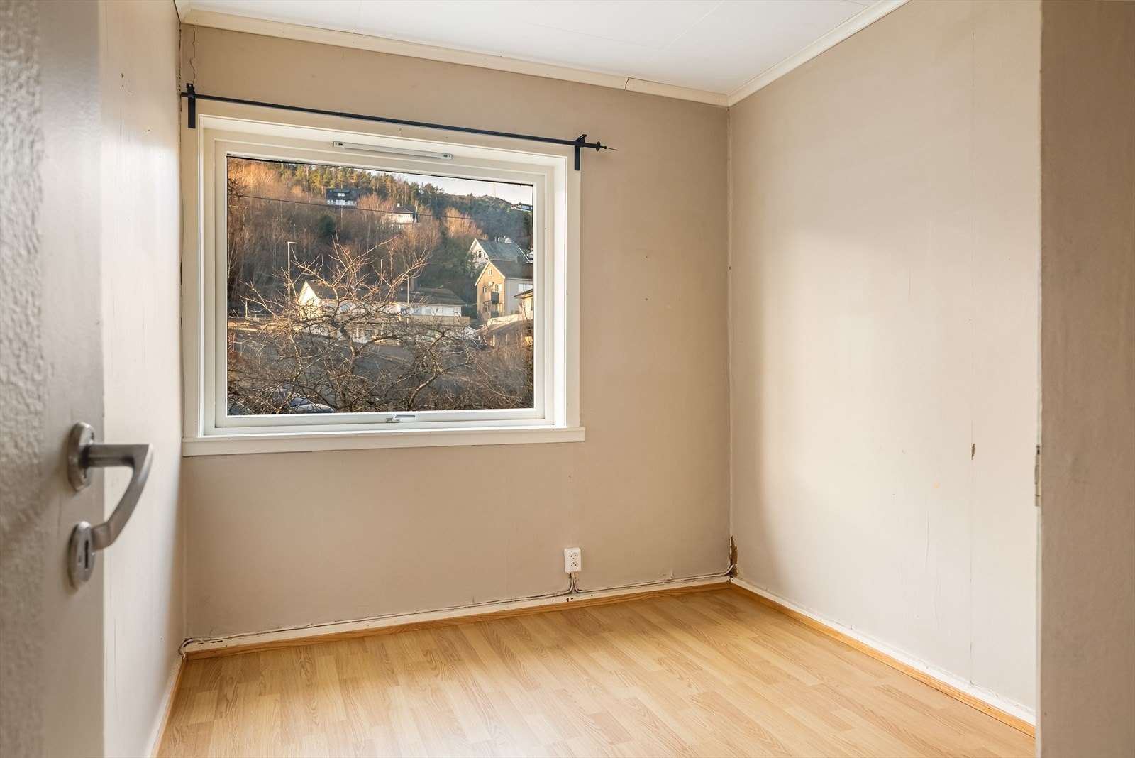 Det er plass til dobbeltseng på begge soverommene. Galleribilde