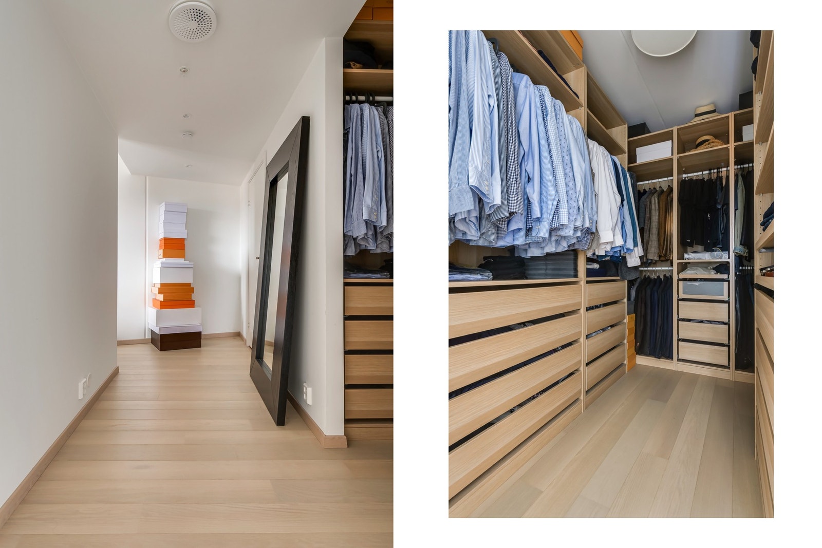 Boligen har 2 walk-in garderober Galleribilde