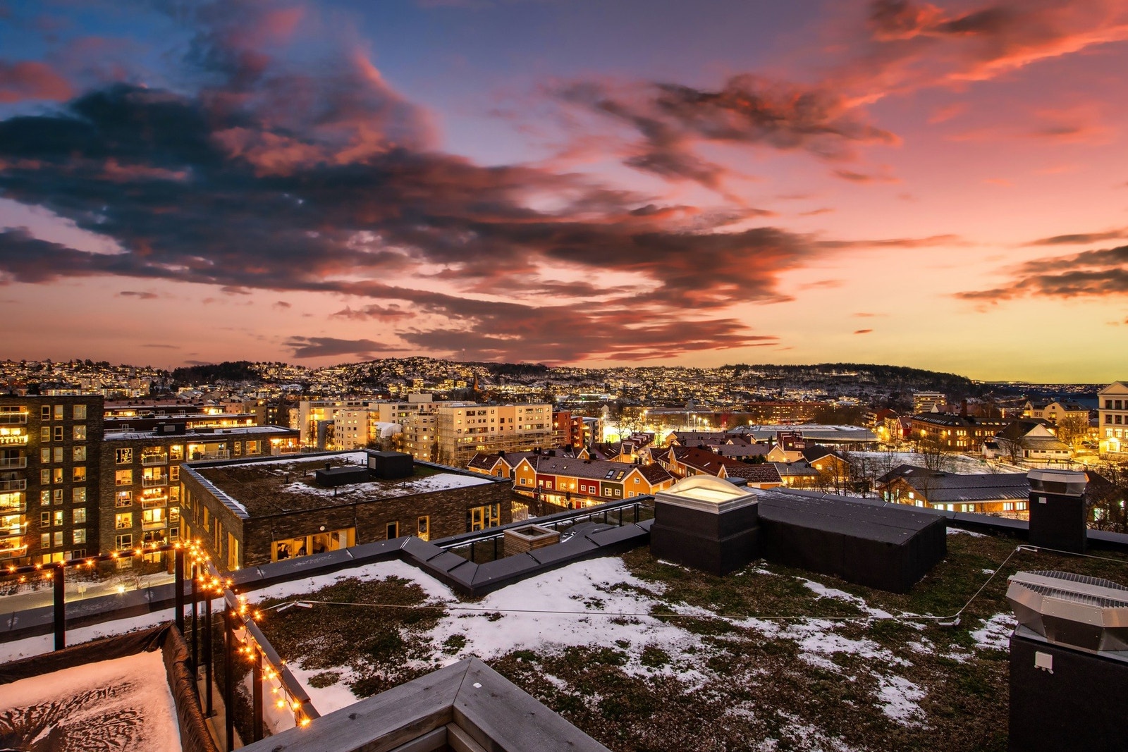 Utsikt over Kampen Hageby og Jordal Galleribilde