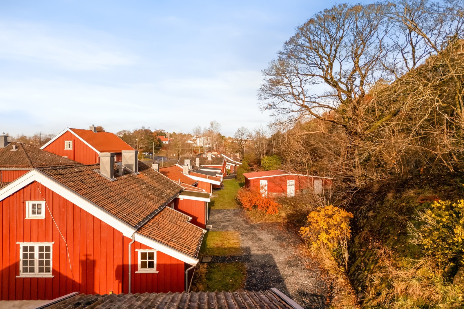 Trivelig bakgård, felles for alle i borettslaget! Galleribilde