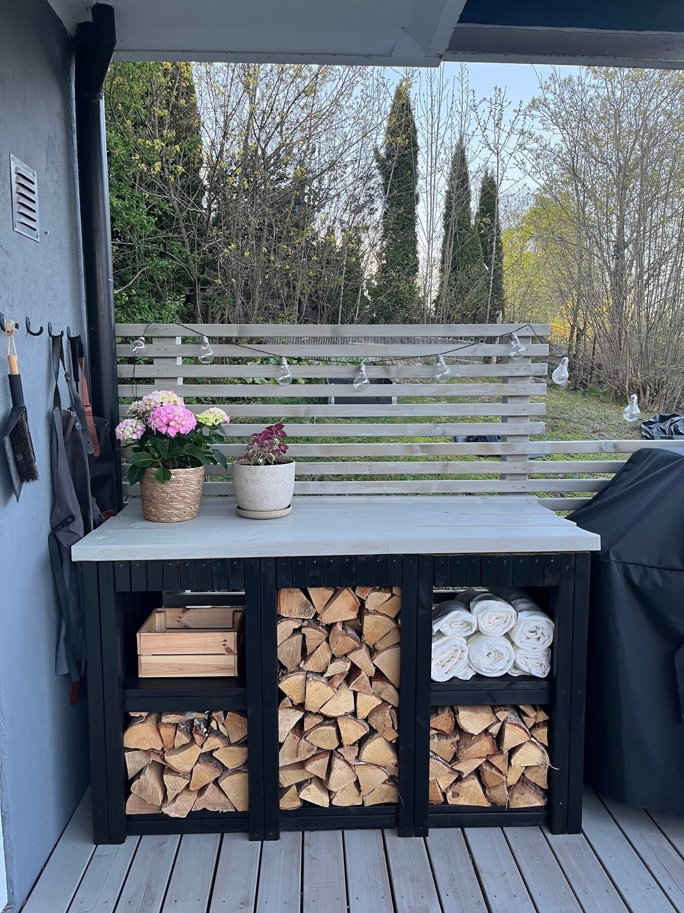 Utekjøkken utenfor stuen ( privat bilde) Galleribilde