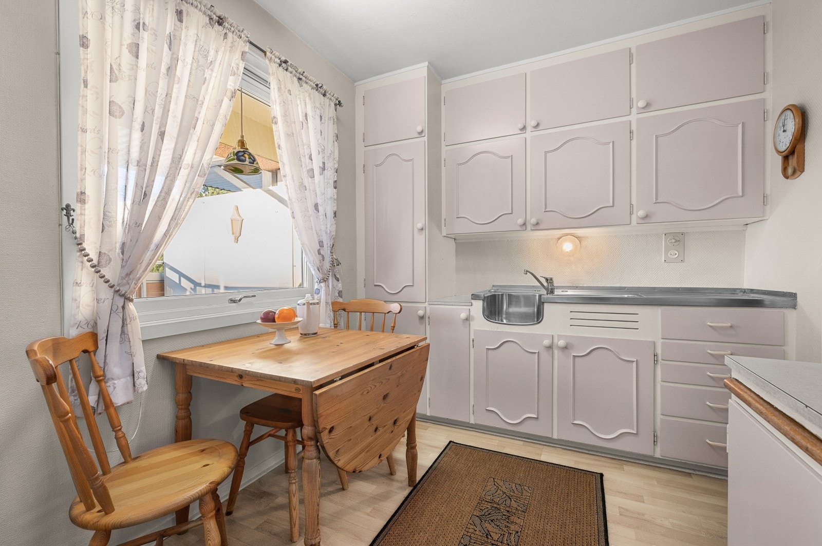 Kjøkkenet er 7,5 kvm. Galleribilde