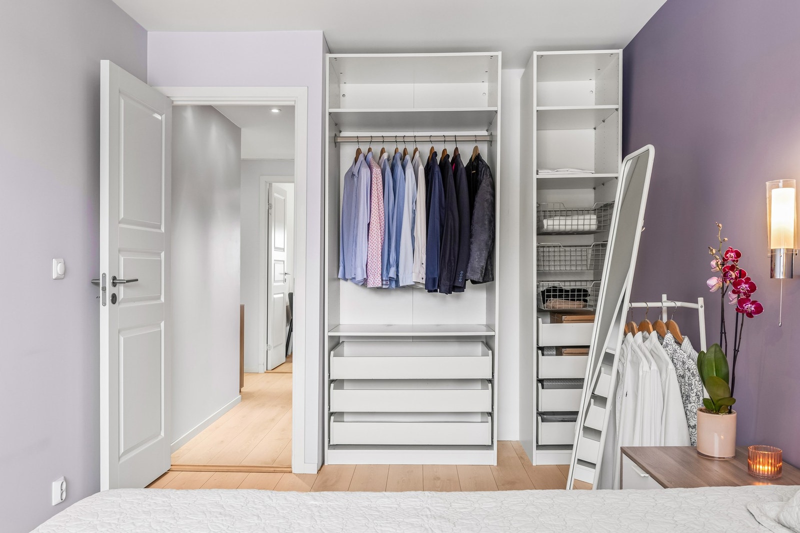 Her var det tidligere et lite kott, men dette er innlemmet i rommet. Galleribilde