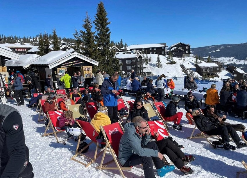Herlig stemning ute Galleribilde