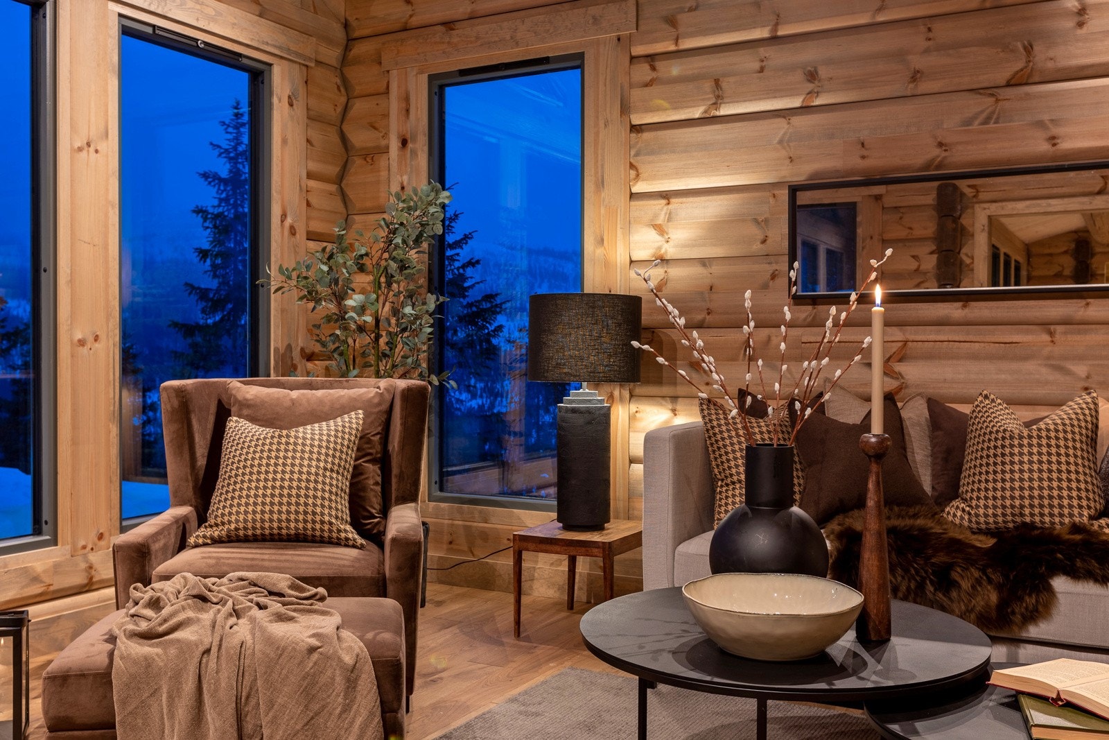 Her er det godt å sette seg ned i godstolen for å nyte utsikten. Galleribilde