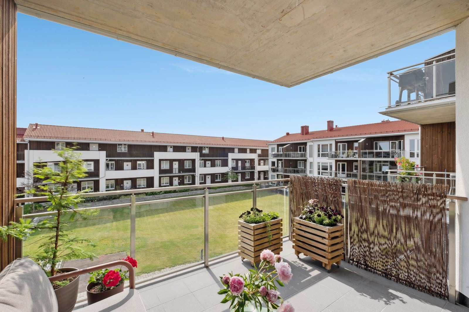 Koselig utsyn mot fellesarealer. Galleribilde