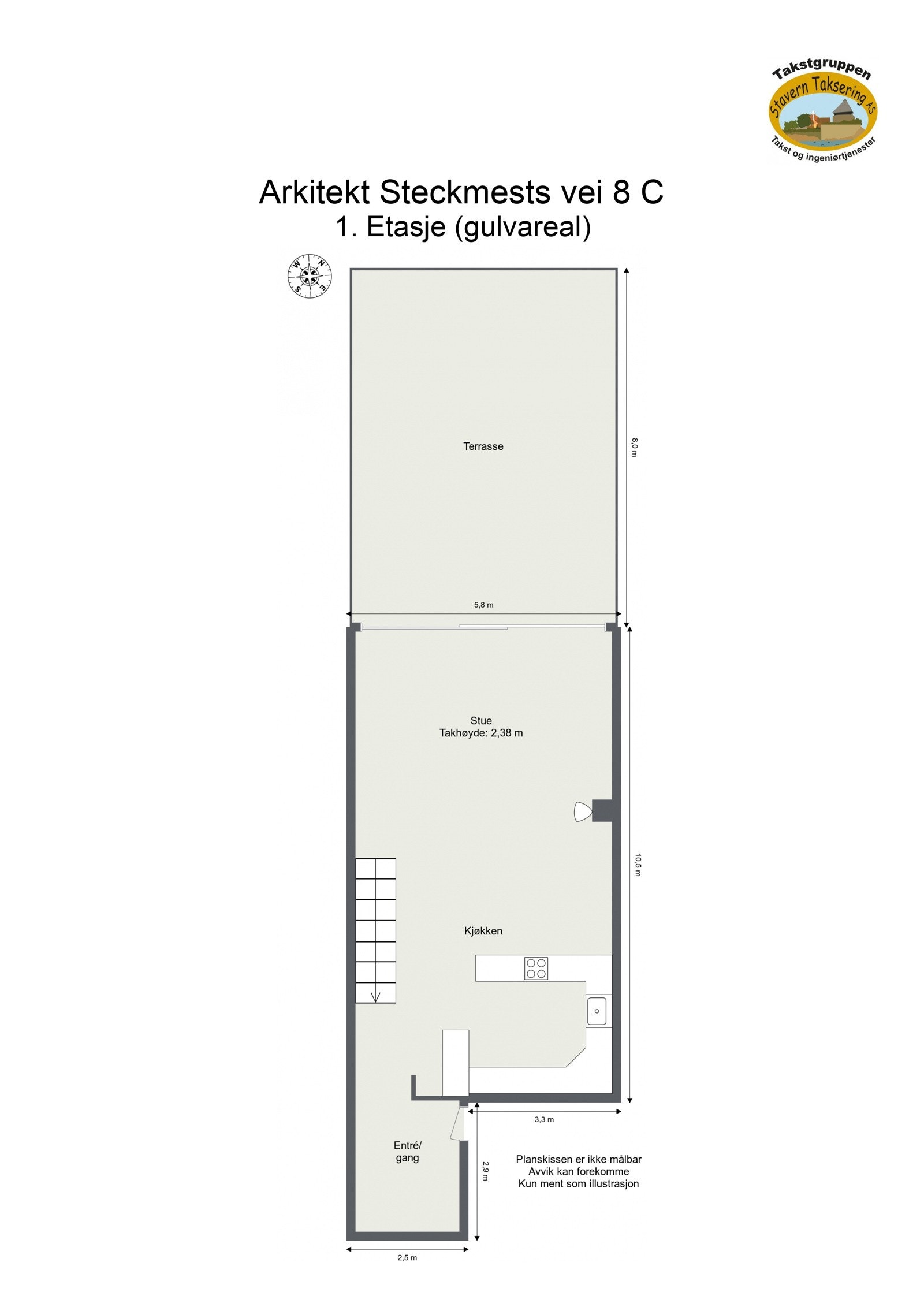 Plantegning 1. etasje. Galleribilde
