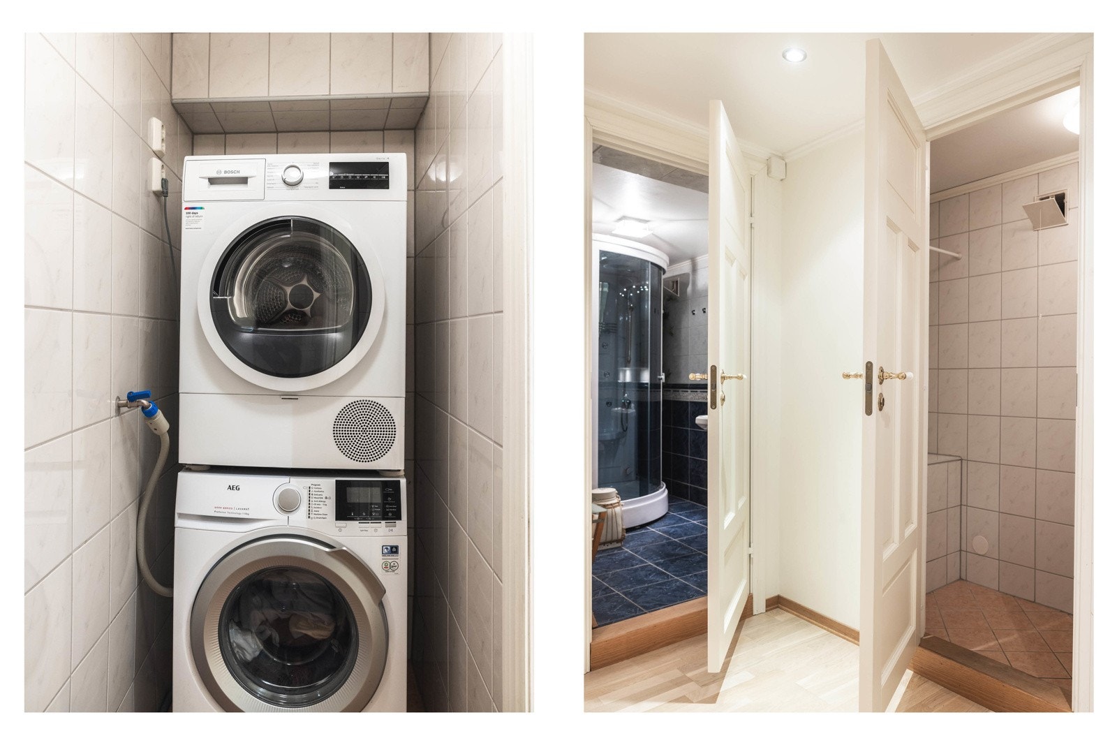 Praktisk separat vaskerom i underetasjen. Galleribilde