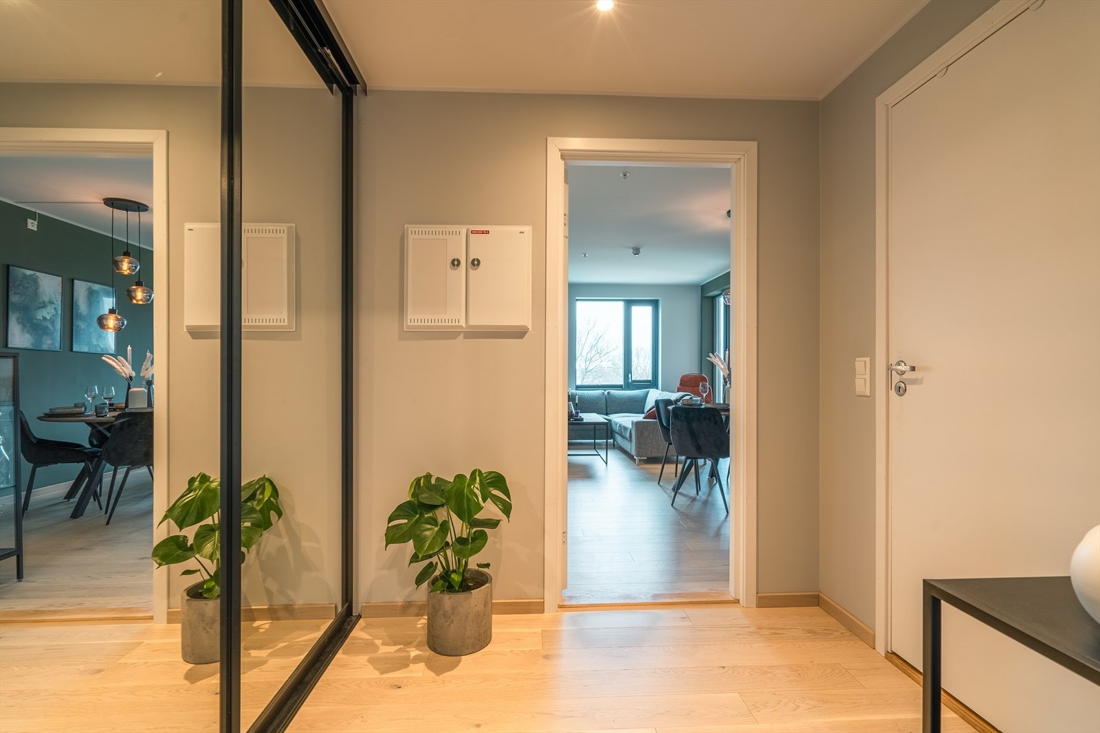 Heisen tar deg enkelt opp til byggets 4. etasje. Foto: Privat. Galleribilde