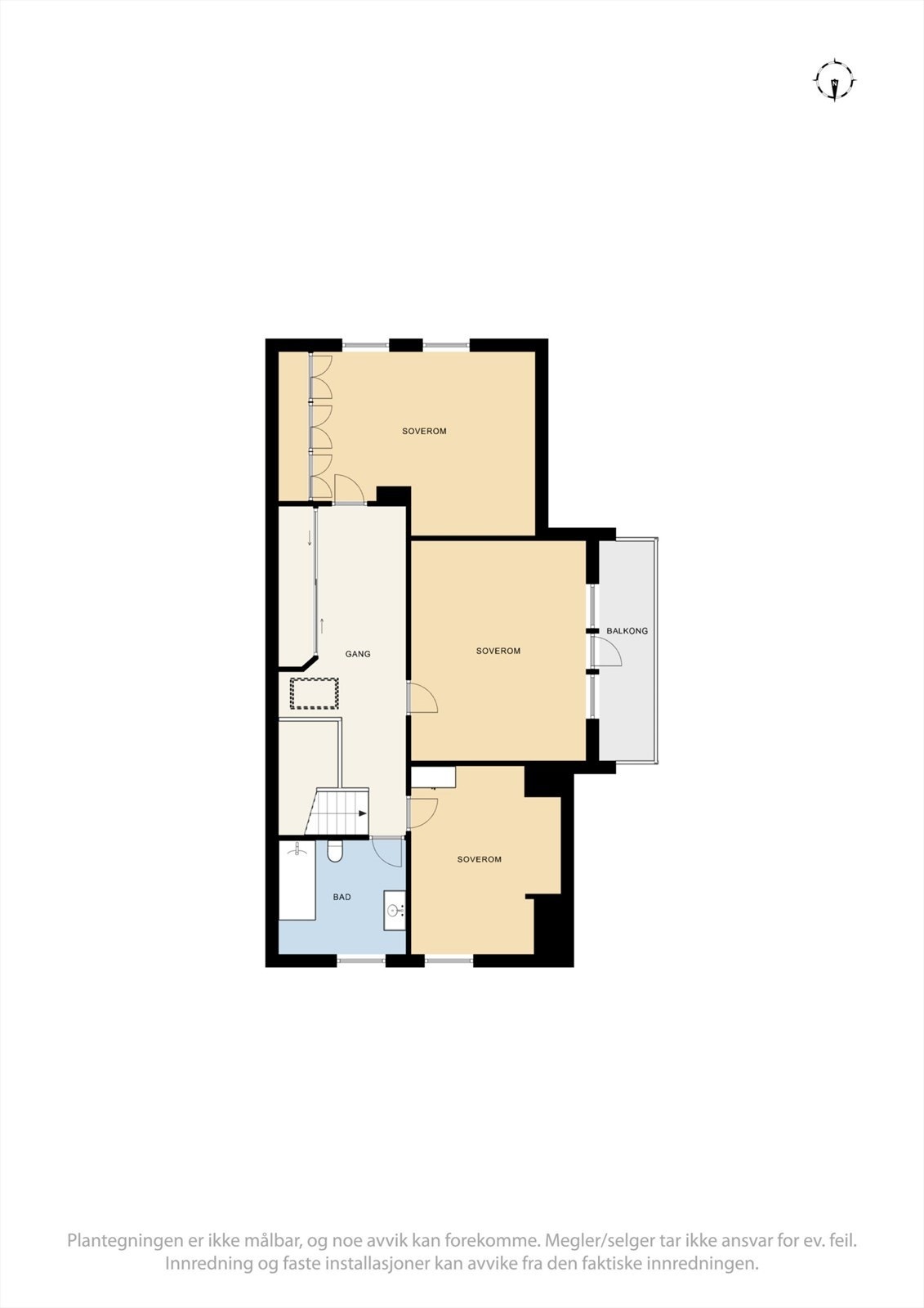 Plantegning 2. etasje. Galleribilde