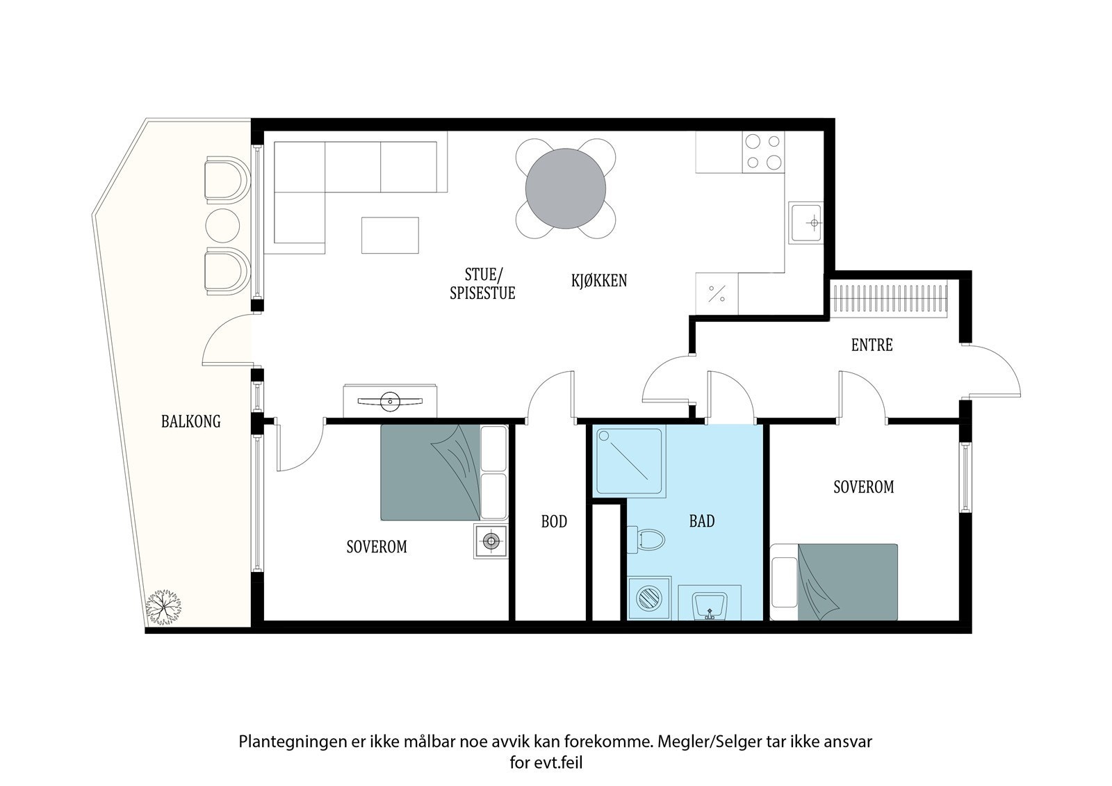 Plantegning - Ikke målbar Galleribilde
